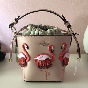 NWT Kate Spade Pippa Flamingo Crossbody Bag